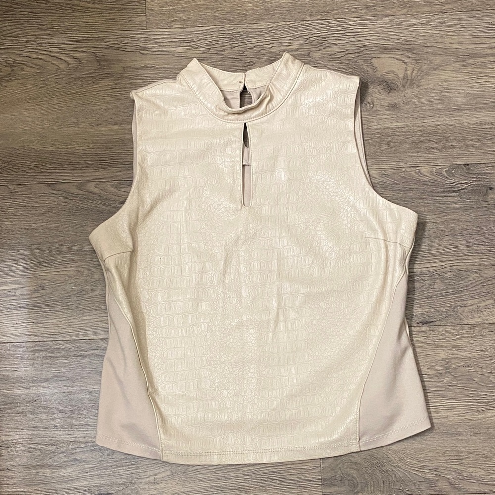 MARC NEW YORK by ANDREW MARC Elegant Ivory Women’s Sleeveless Top